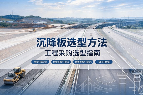 荔湾沉降板选择方法