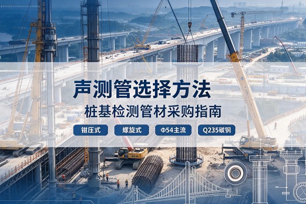 荔湾声测管选型标准