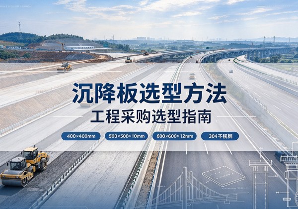 荔湾沉降板选择方法