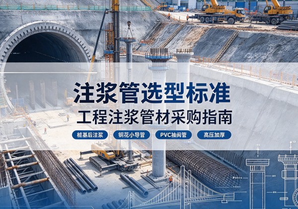 荔湾注浆管选型标准